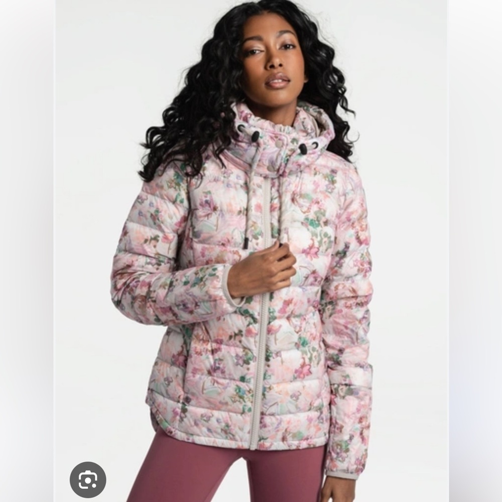 Lole Emeline floral puffer jacket